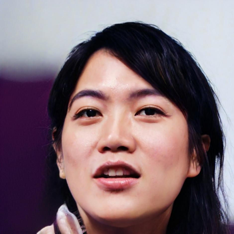 Kursleiterin Saoirse Ní Fhloinn